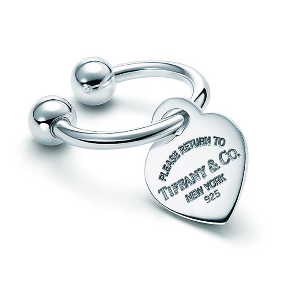 Tiffany & Co. Return to Tiffany Heart Tag Key Ring